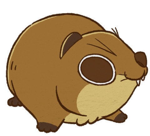 Yelling Rock Hyrax Sticker