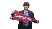 Flag Cougars Sticker by College of Charleston