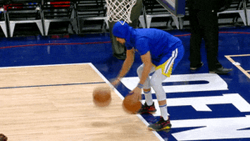 Warming Up Golden State Warriors GIF by NBA
