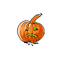 Halloween Pumpkin Sticker by Leofine