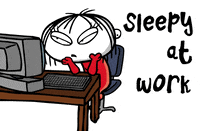 tired work GIF by Phizz