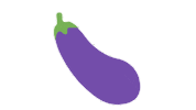 emojivid food emoji emojivid eggplant Sticker