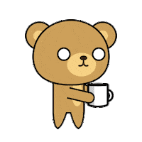 coffee bear Sticker by JAMKOO