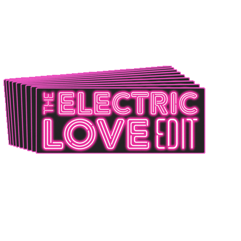 Neon Electriclove Sticker by Yandy.com