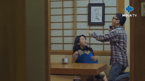 Selfie Crying GIF by MolaTV