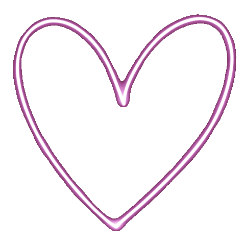 thetealwindow love heart pink neon Sticker