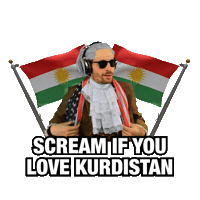 Kurdistan Kurd Sticker