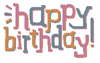 Happy Birthday Sticker