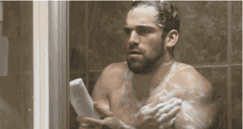 scared shower GIF by ADWEEK