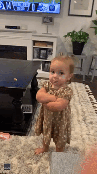 Toddler Who Can't Yet Speak Gets Point Across Loud and Clear