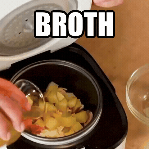 Pouring the broth | Rice Robot