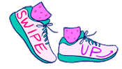 Run Swipe Up Sticker