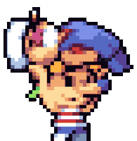 Pixel Escaping Sticker by Bad Kid Games