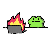 Illustration Burn Sticker