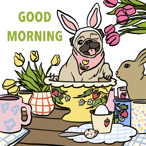 Happy Good Morning Sticker