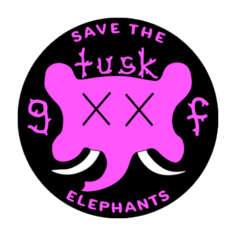 Gilligan_Faust sticker elephant gf elephants Sticker