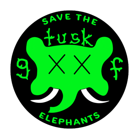 Gilligan_Faust sticker elephant gf elephants Sticker