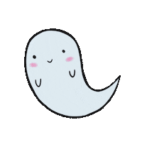 palomatocacelli halloween ghost fantasma cute ghost Sticker