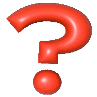 Question Mark 3D Sticker by Rosa-Luxemburg-Stiftung
