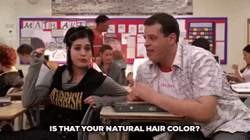 mean girls is that your natural hair color GIF