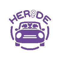 HERide rideshare heride herride her ride Sticker