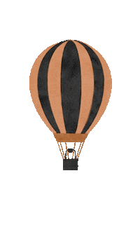 albaov lights luces globo aerostatico hot air ballon Sticker