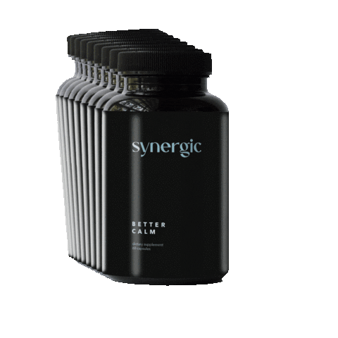 synergic giphygifmaker calm pills vitamins Sticker