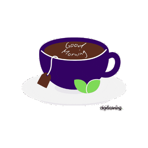 Tea Peace Sticker by digilearning