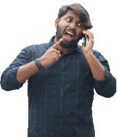 Angry Phone Call Sticker by Pongal Vadai