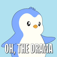 Drama Queen Comedy GIF by Pudgy Penguins