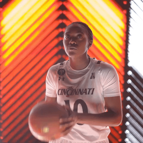 Womens Basketball Reaction GIF by Cincinnati Bearcats