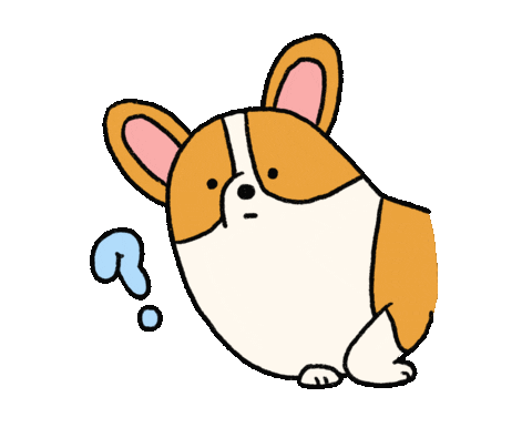 Eatmushroom giphyupload dog illustration life Sticker