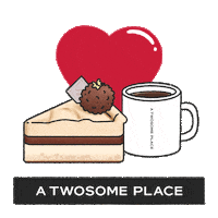 atwosomeplace coffee cake cheese mouse Sticker
