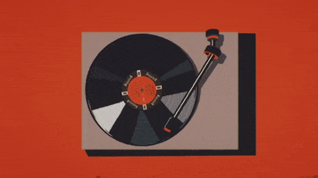 Record Player Orange GIF by Verve Label Group