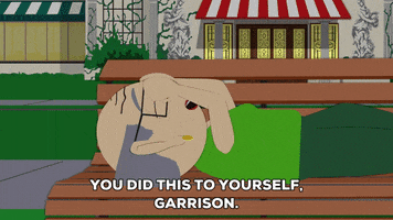 sad man GIF by South Park 