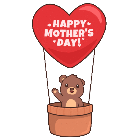 Mothers Day Heart Sticker by BEARISH