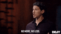No More, No Less