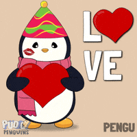 I Love You Kiss GIF by Pudgy Penguins