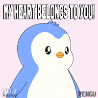 I Love You Flirt GIF by Pudgy Penguins