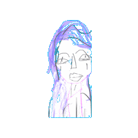 Sad Girl Art Sticker by A Reason To Feel