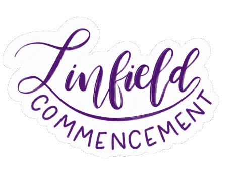 Commencement Wildcats Sticker by Linfield University