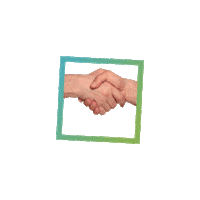 hashtaghandschlag hand together handshake alright Sticker