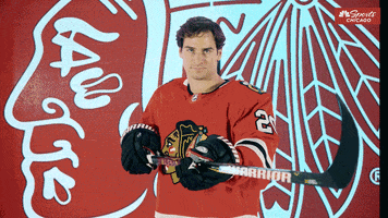 Chicago Blackhawks Hawks GIF by NBC Sports Chicago