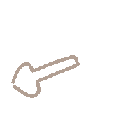 Arrow Point Left Sticker by fuwakuma.yuco