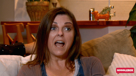 Shocked GIF by Gogglebox Australia