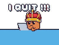 Frustrated Pixel Art Sticker by Potatozzz by 9GAG