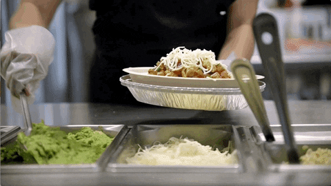 chipotle giphyupload hot fun food GIF