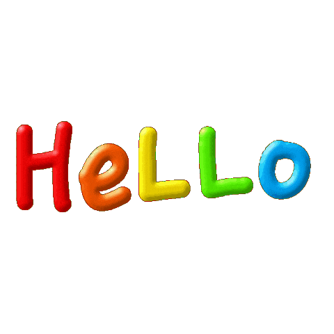 헬로 Hello Sticker
