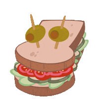 sandwich STICKER