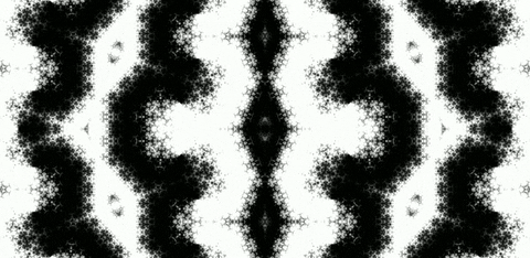 anniemuse giphyupload black and white mask abstract GIF